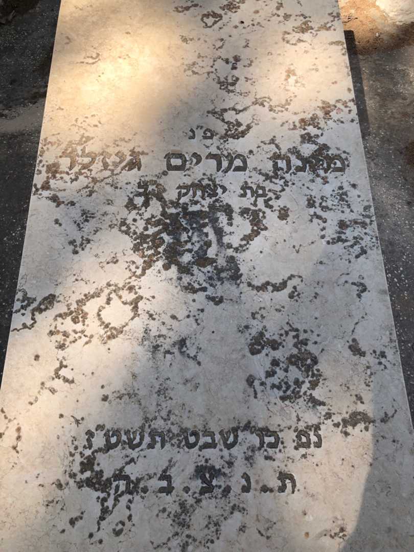 קברו של מינה מרים גיזלר. תמונה 2