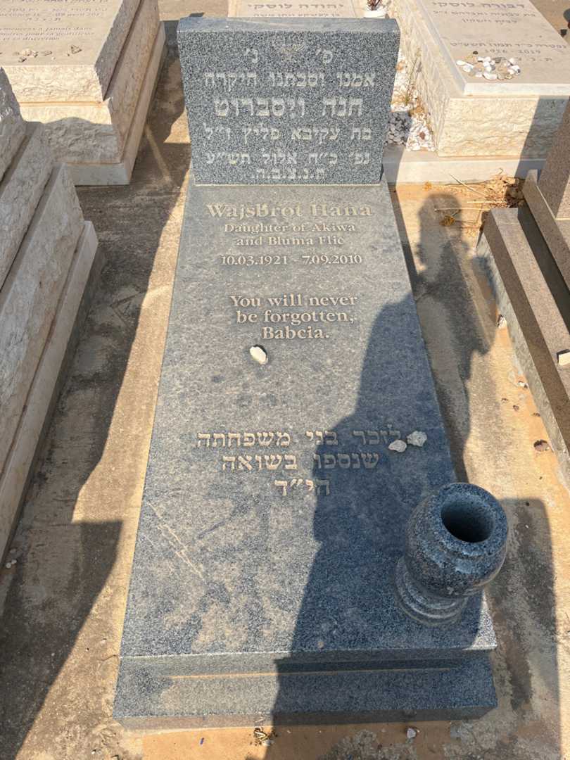 קברו של חנה ויסברוט
