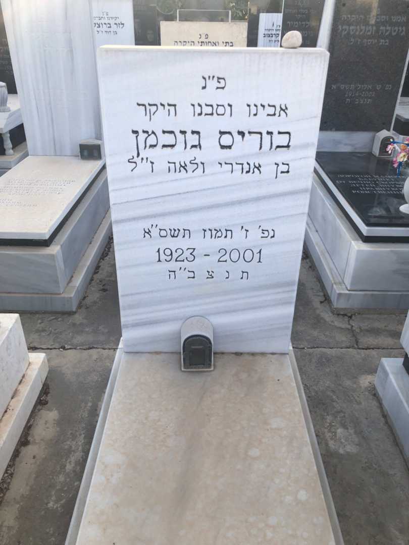קברו של בוריס גוכמן