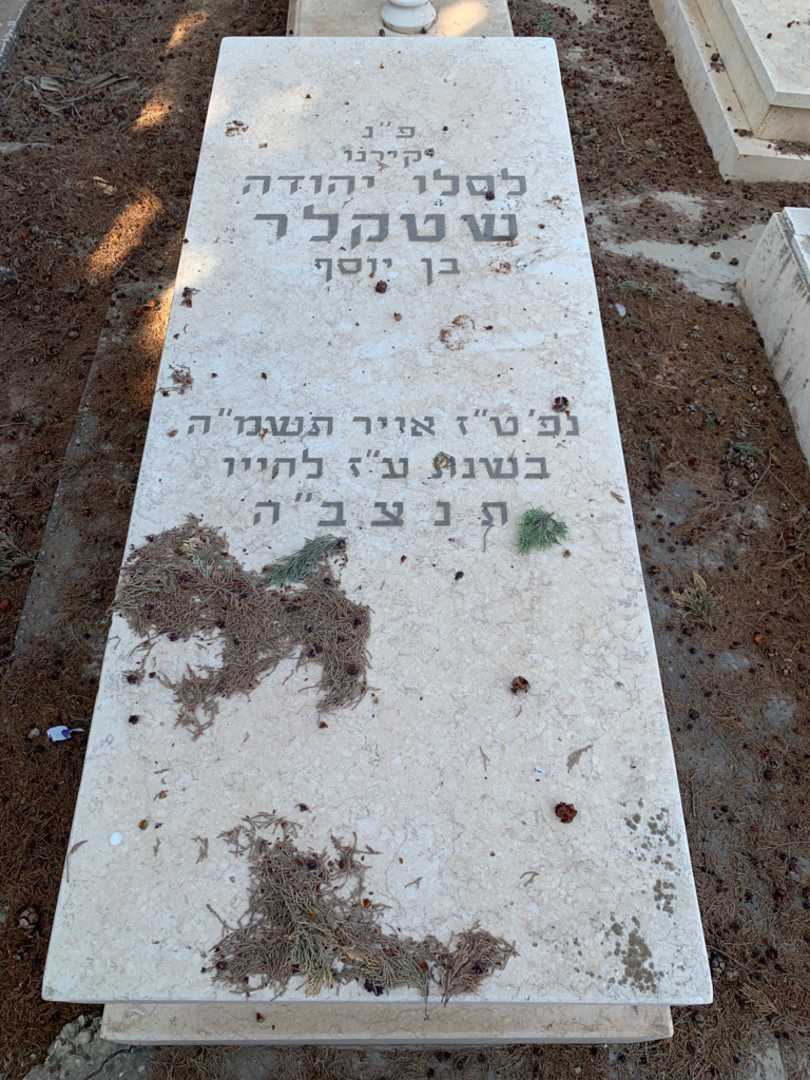 קברו של לסלו יהודה שטקלר