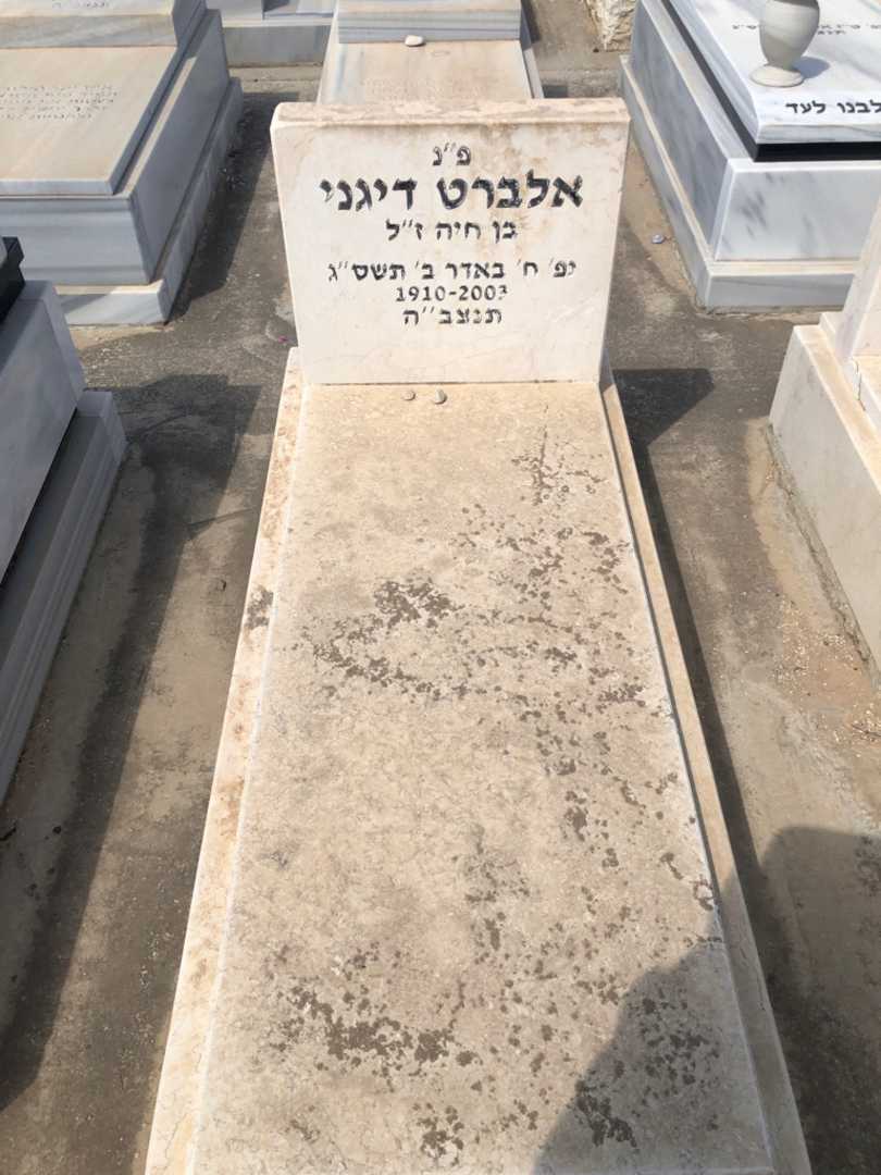 קברו של אלברט דיגני