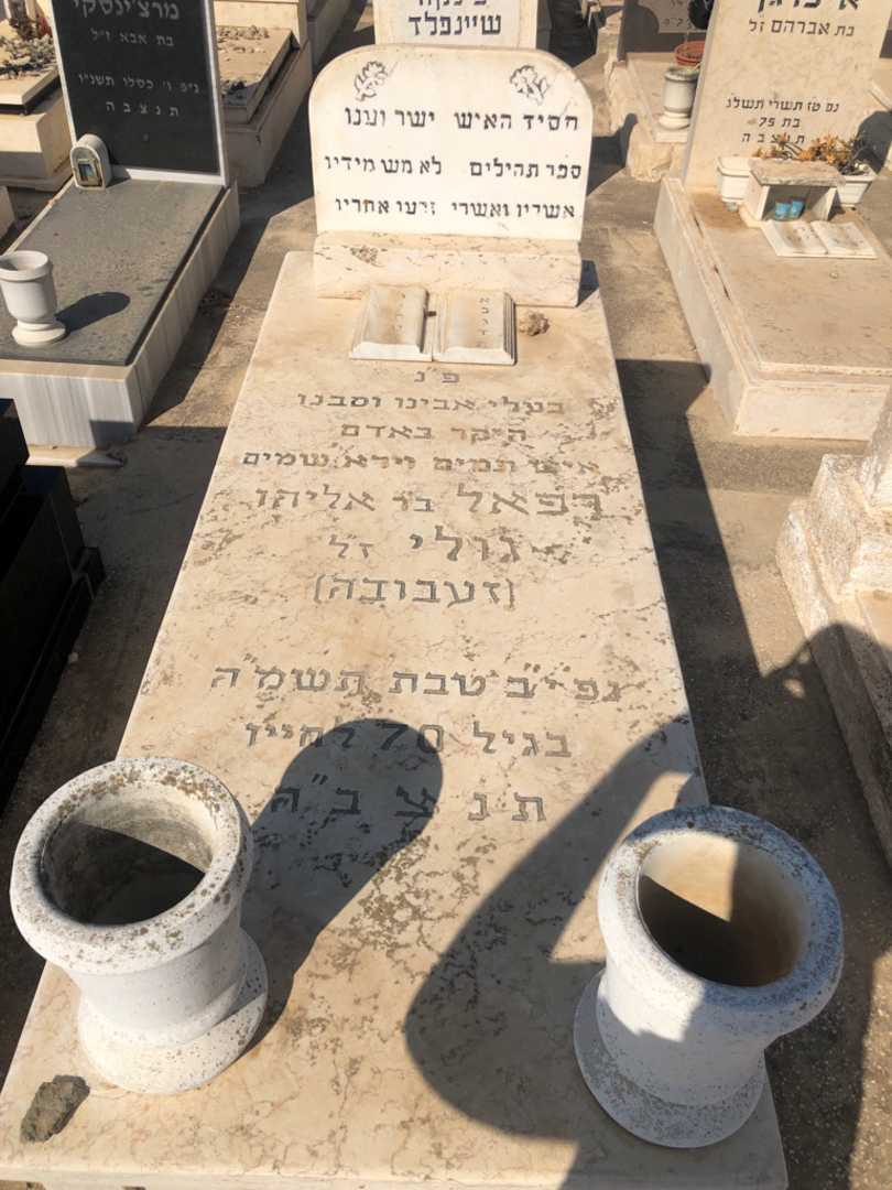 קברו של רפאל "זעבובה" גולי