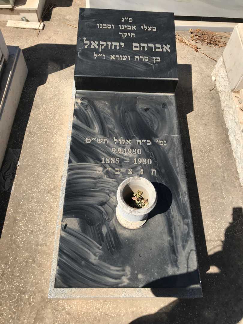 קברו של אברהם יחזקאל