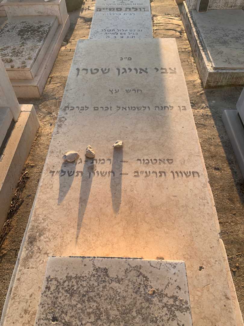 קברו של צבי אויגן שטרן