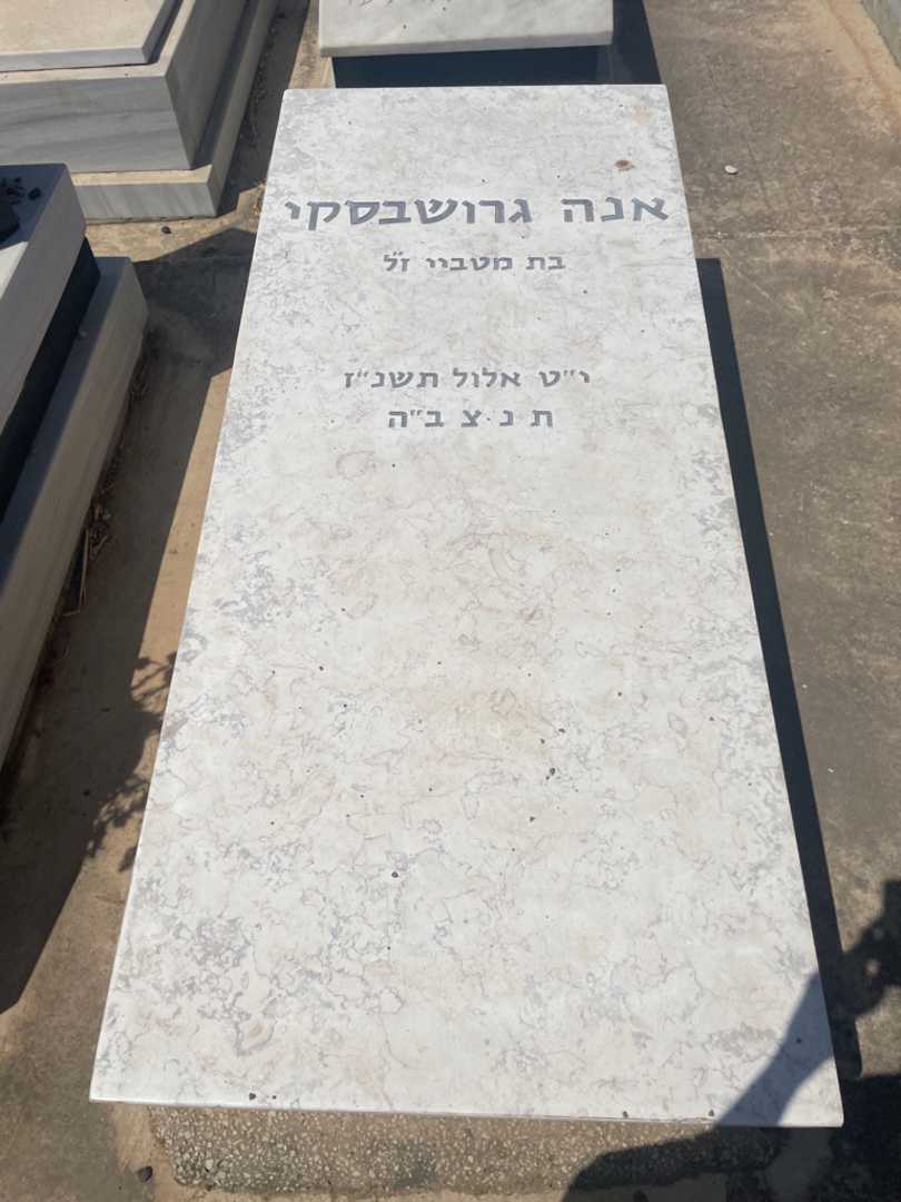 קברו של אנה גרושבסקי
