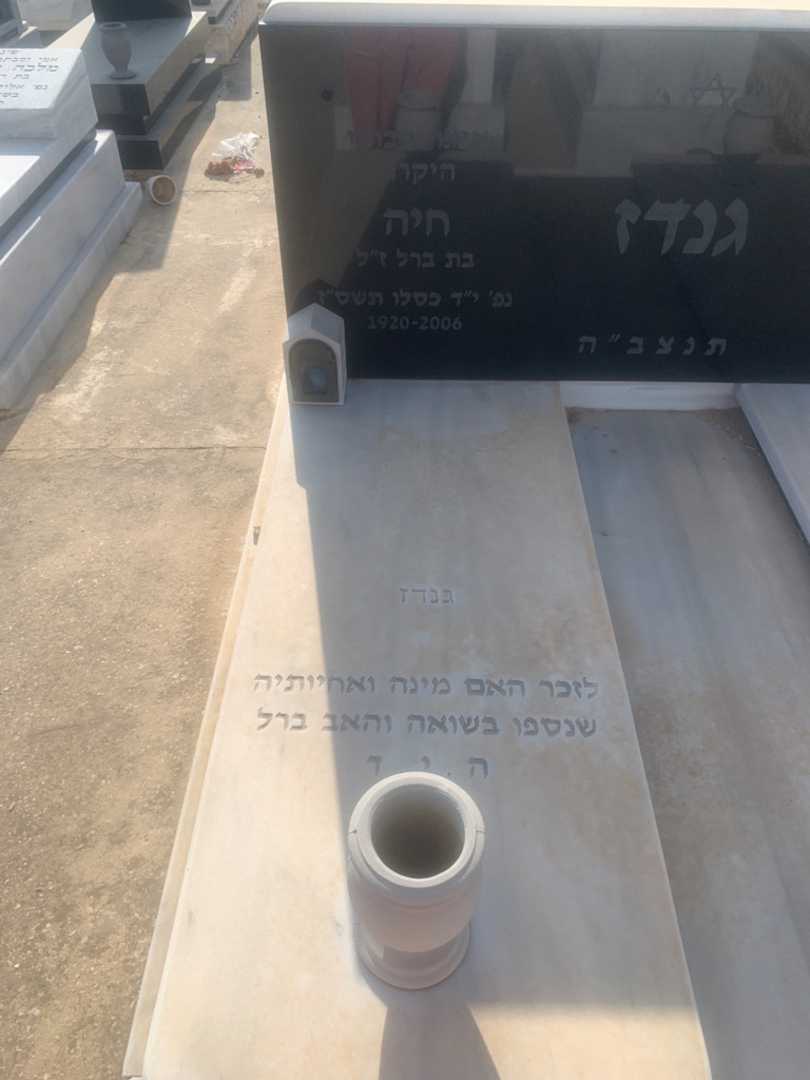 קברו של חיה גנדז. תמונה 1