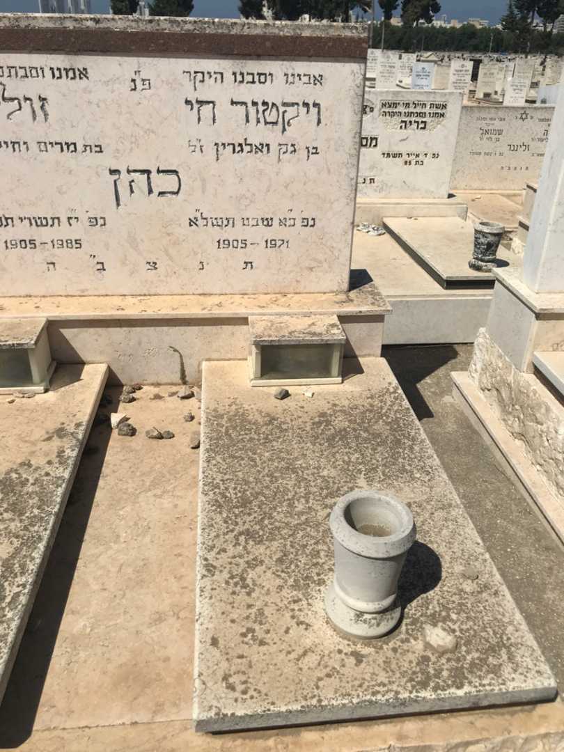 קברו של ויקטור חי כהן. תמונה 2