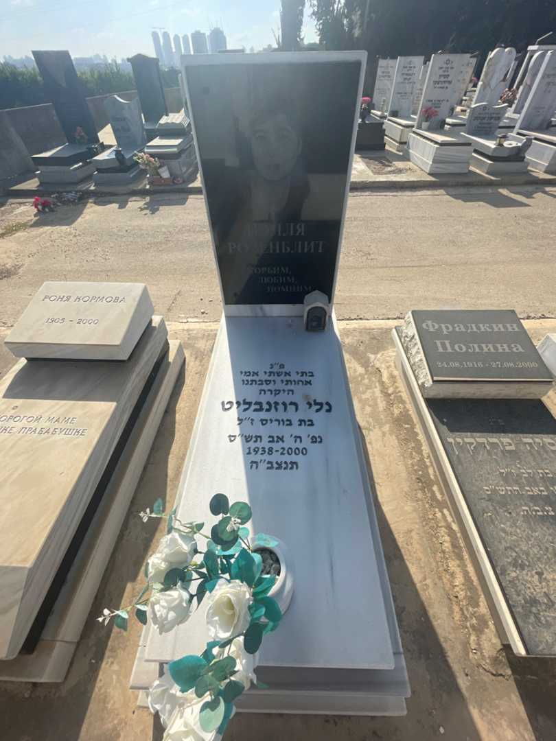 קברו של נלי רוזנבליט