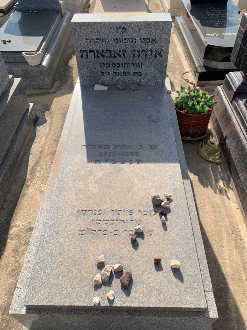 קברו של פיוטר פנחס גורוחובסקי