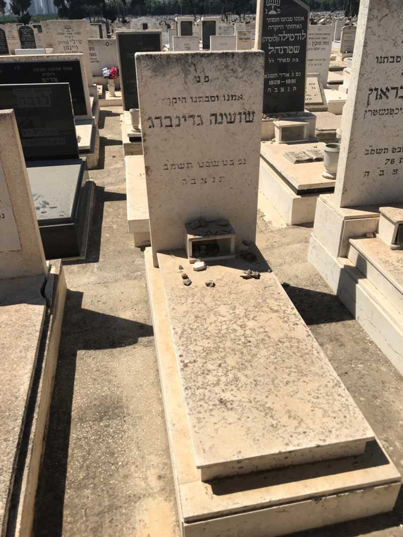קברו של שושנה גרינברג