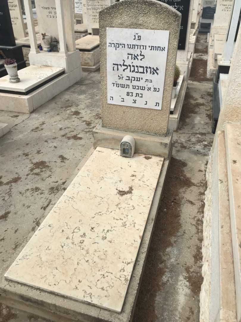 קברו של לאה אוזבנג'וליה