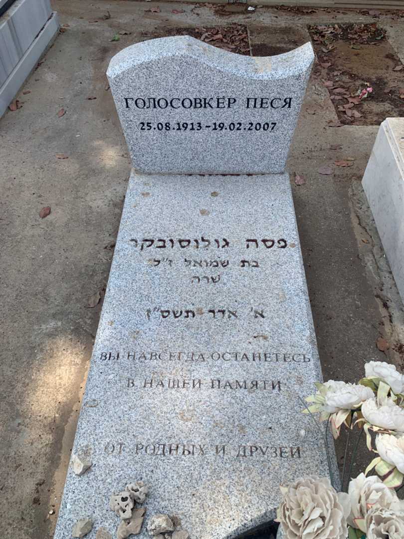 קברו של פסה גולוסובקר