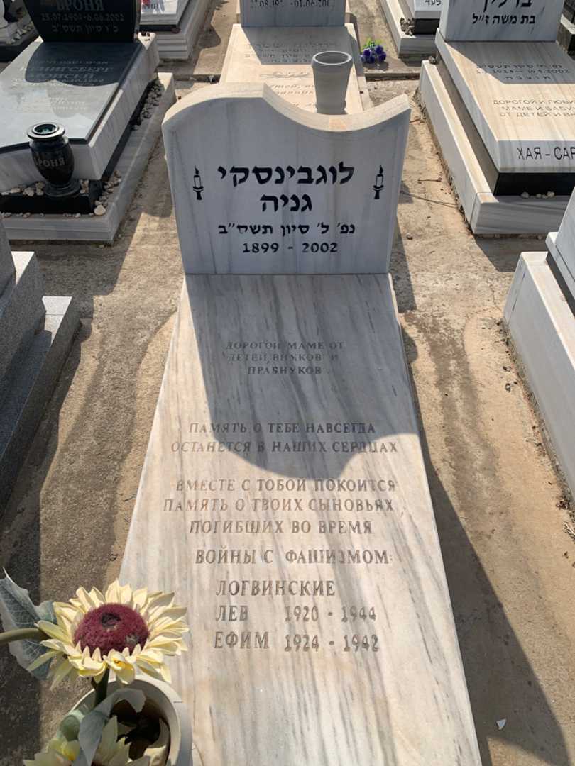 קברו של לב לוגבינסקי