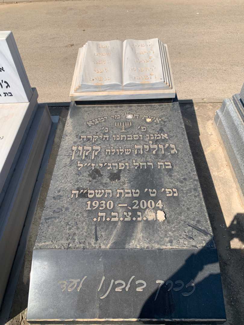 קברו של ג׳וליה שלולה קקון