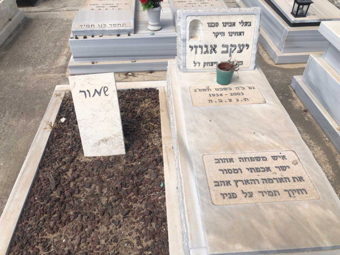קברו של יעקב אגוזי. תמונה 2