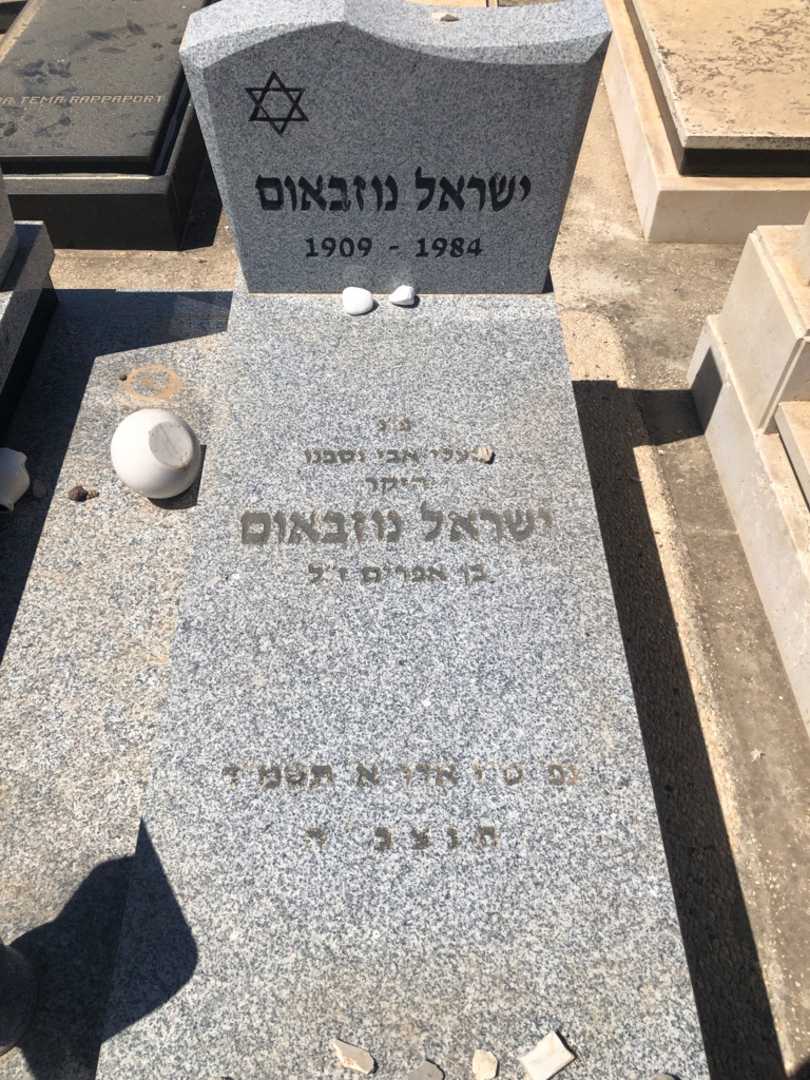 קברו של ישראל נוזבאום. תמונה 1