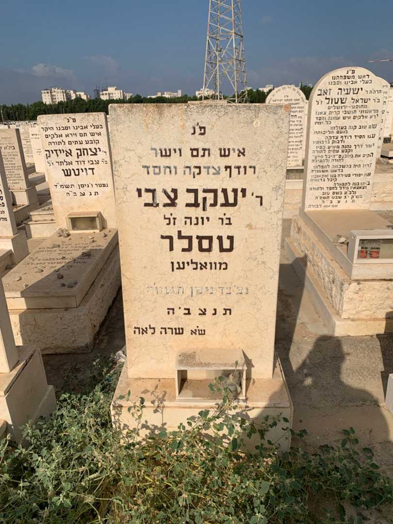 קברו של יעקב צבי טסלר