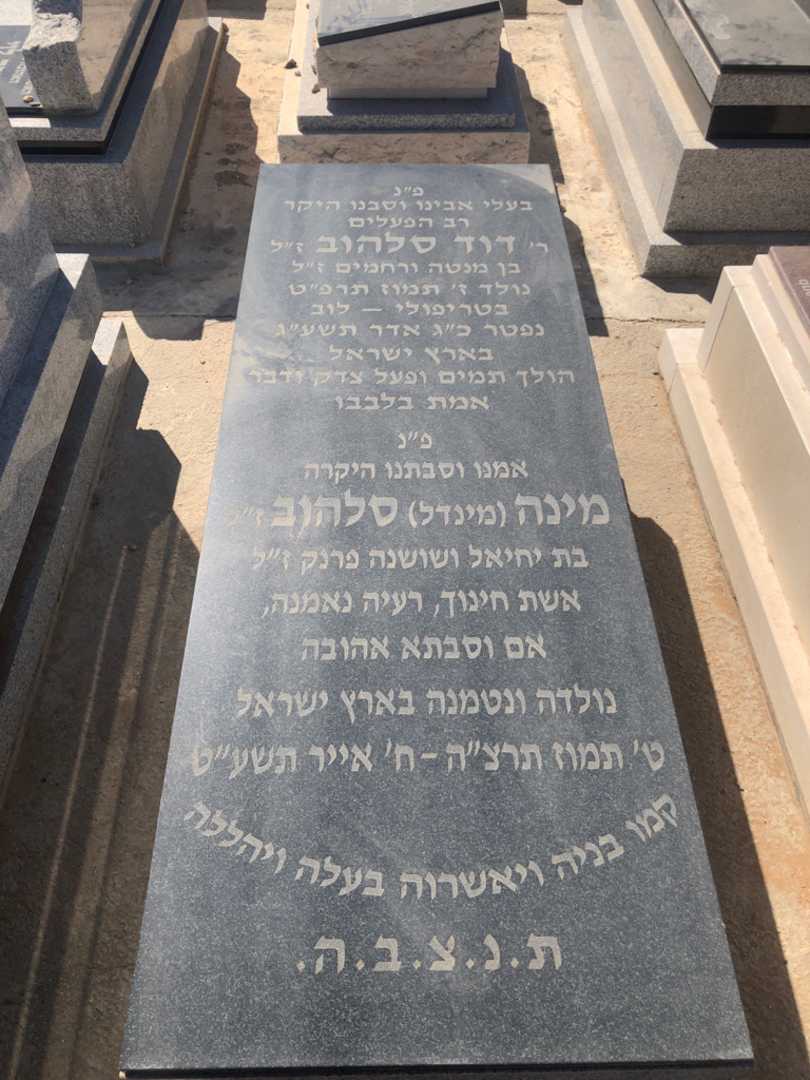 קברו של מינה "מינדל" סלהוב