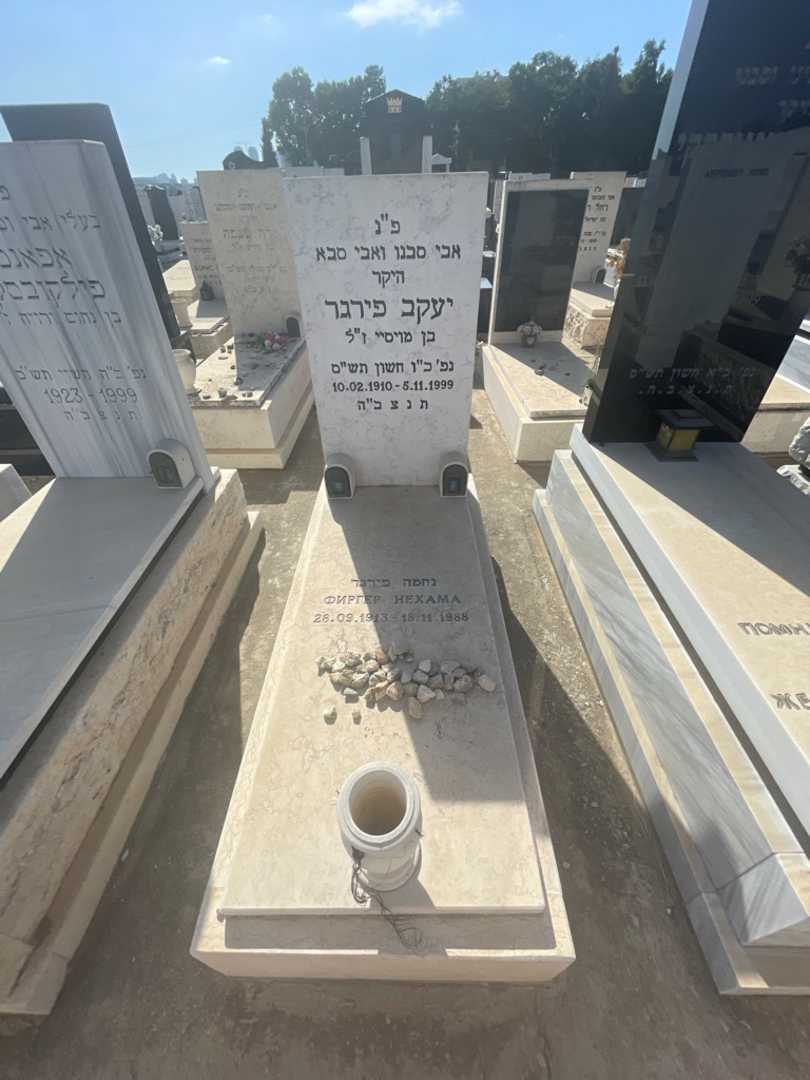 קברו של יעקב פירגר
