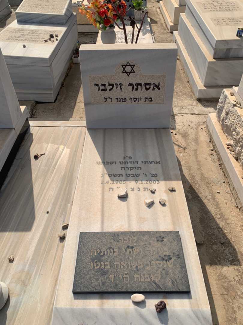 קברו של אסתר זילבר. תמונה 2