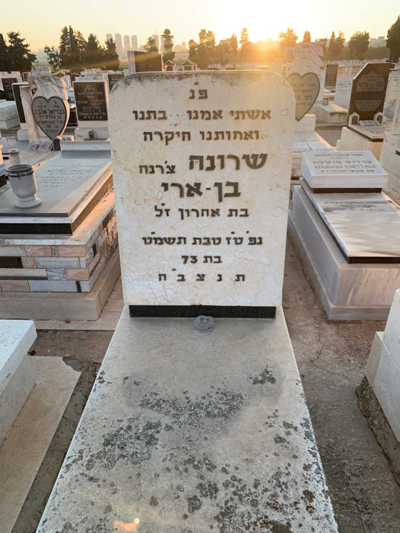 קברו של שרונה "צ'רנה" בן-ארי
