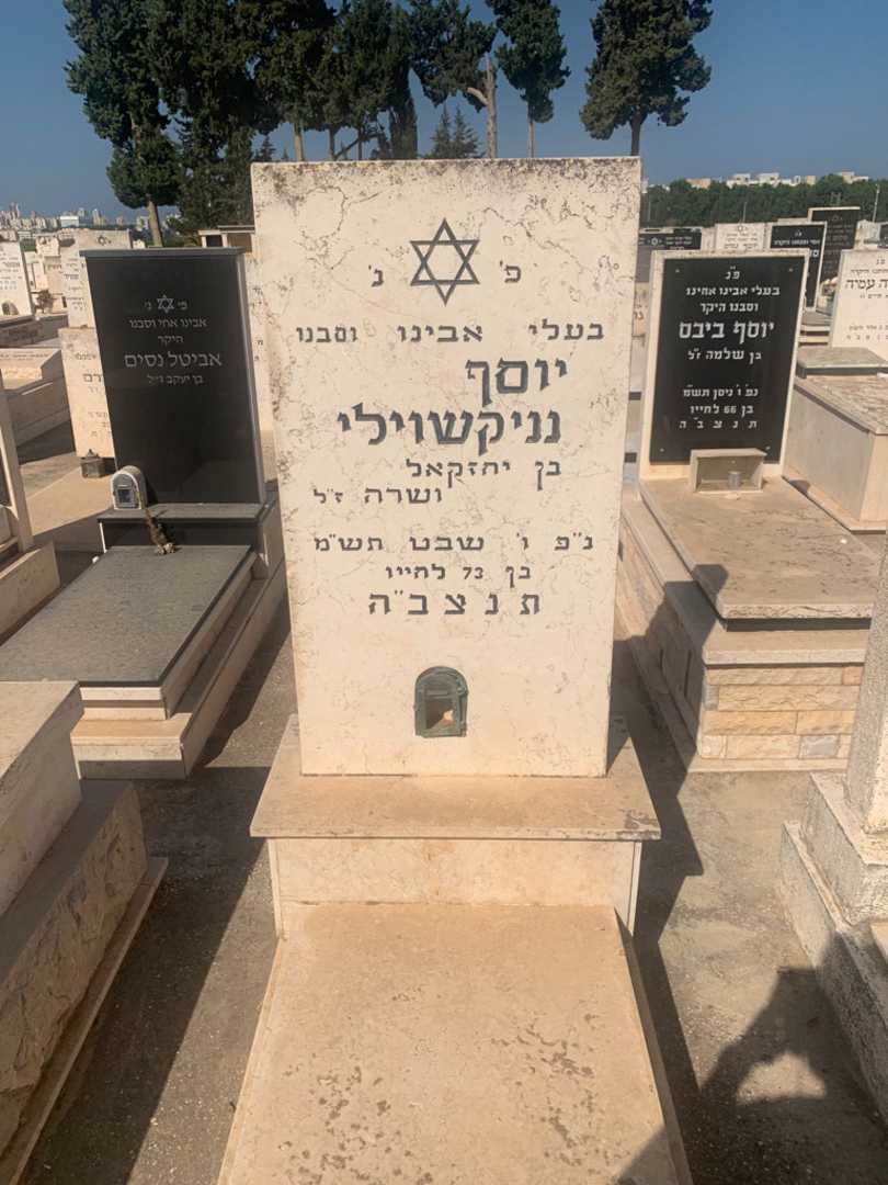 קברו של יוסף נניקשוילי