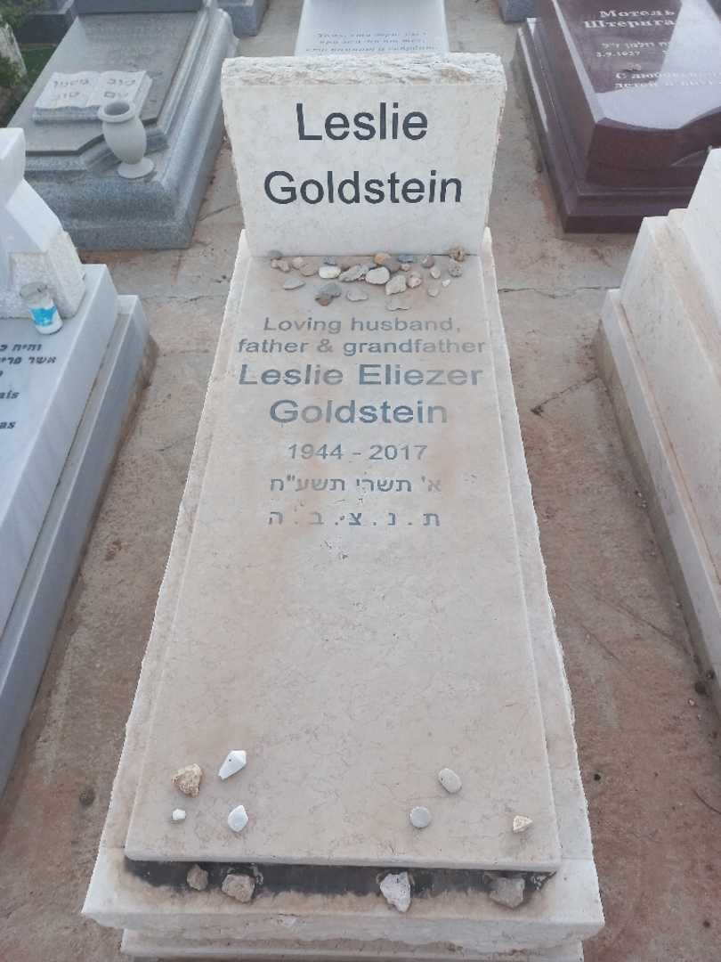 קברו של LESLIE ELIEZER GOLDSTEIN