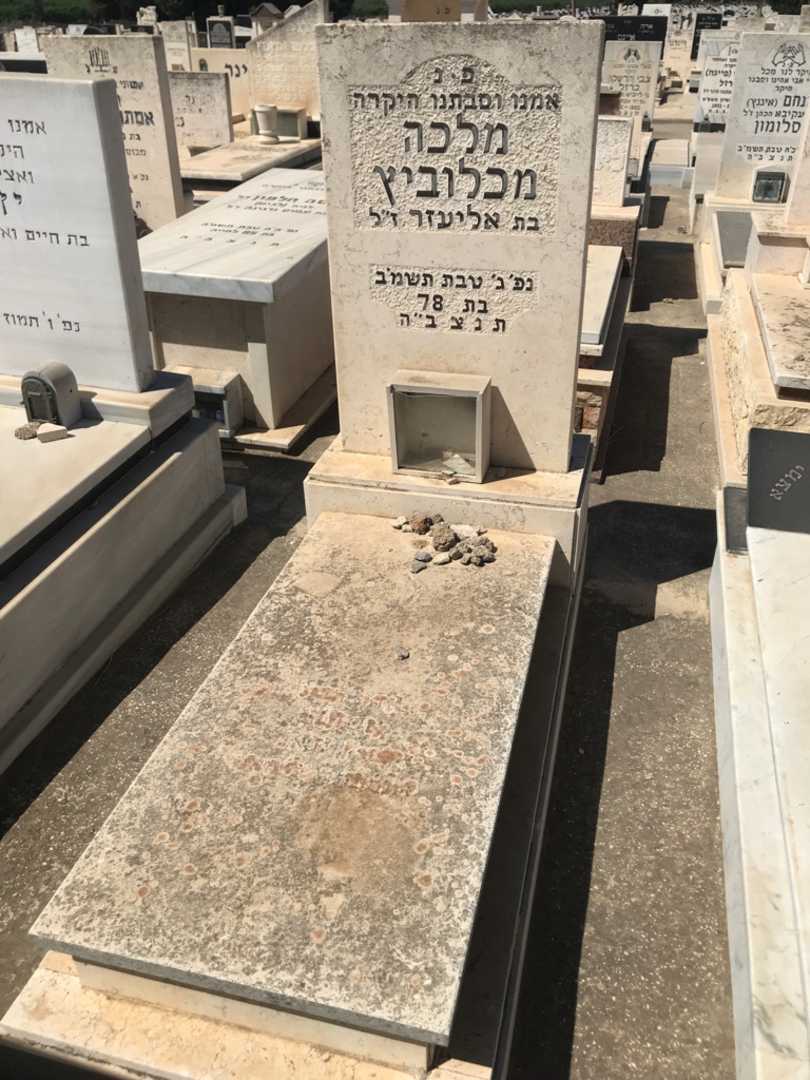 קברו של מלכה מכלוביץ