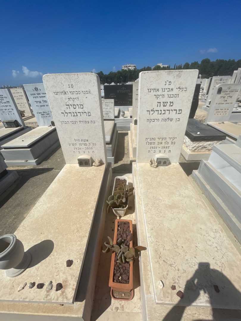 קברו של משה פרידגנדלר. תמונה 1