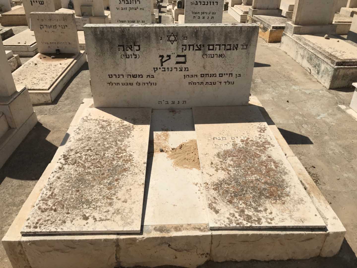 קברו של אברהם יצחק "ארטור" כ"ץ. תמונה 1