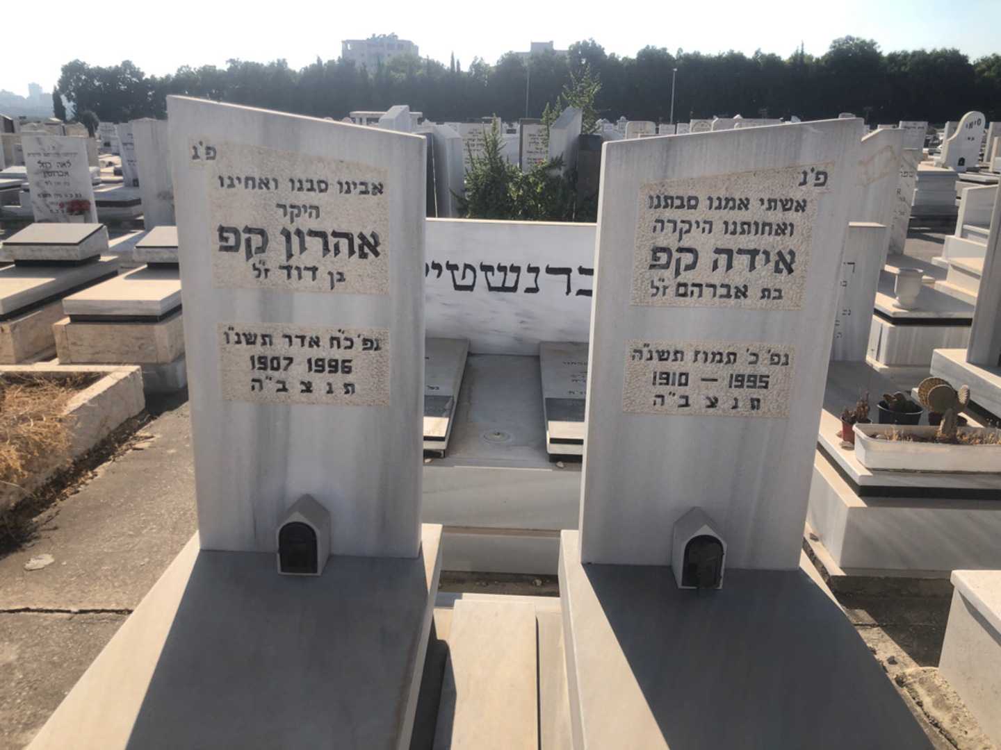 קברו של אהרון קפ. תמונה 2