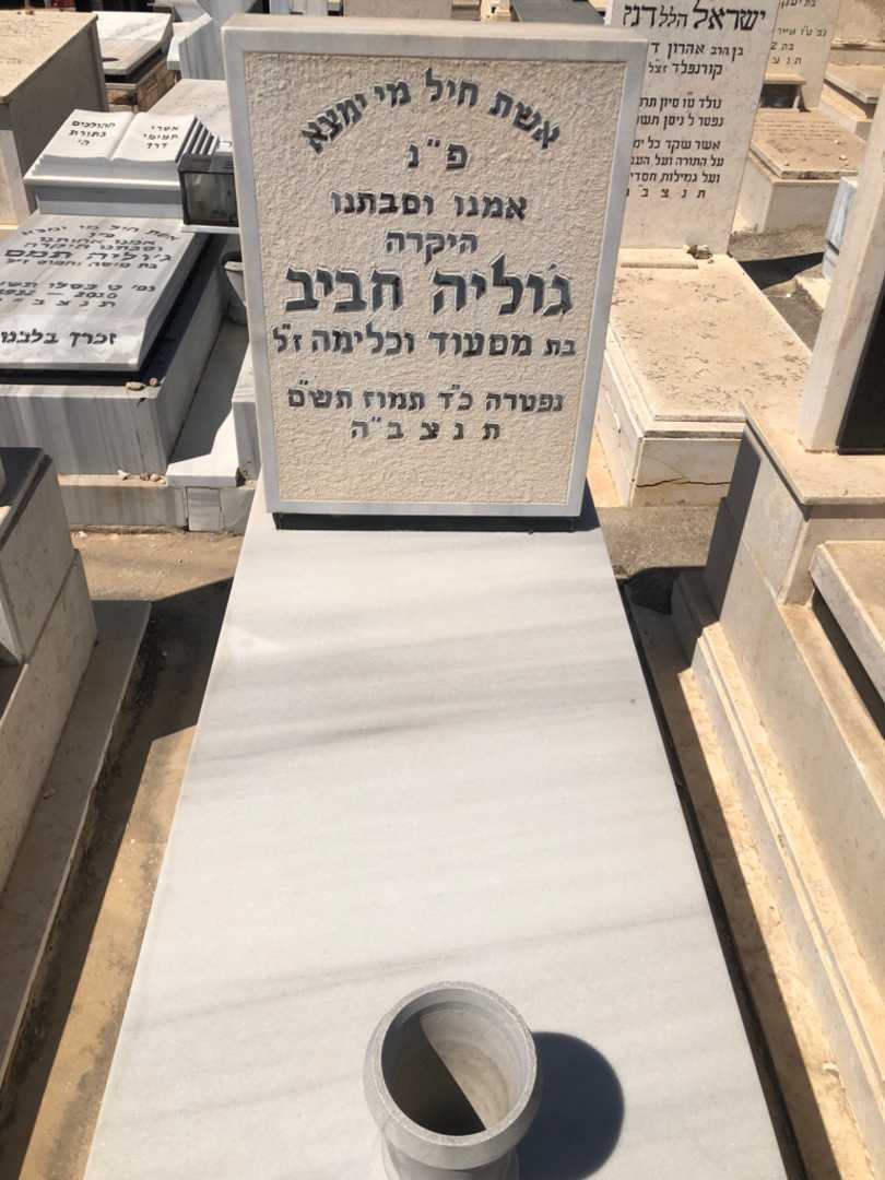 קברו של ג'וליה חביב