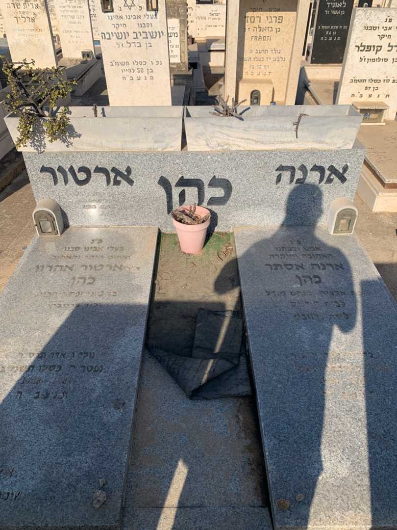 קברו של ארטור אהרון כהן. תמונה 1