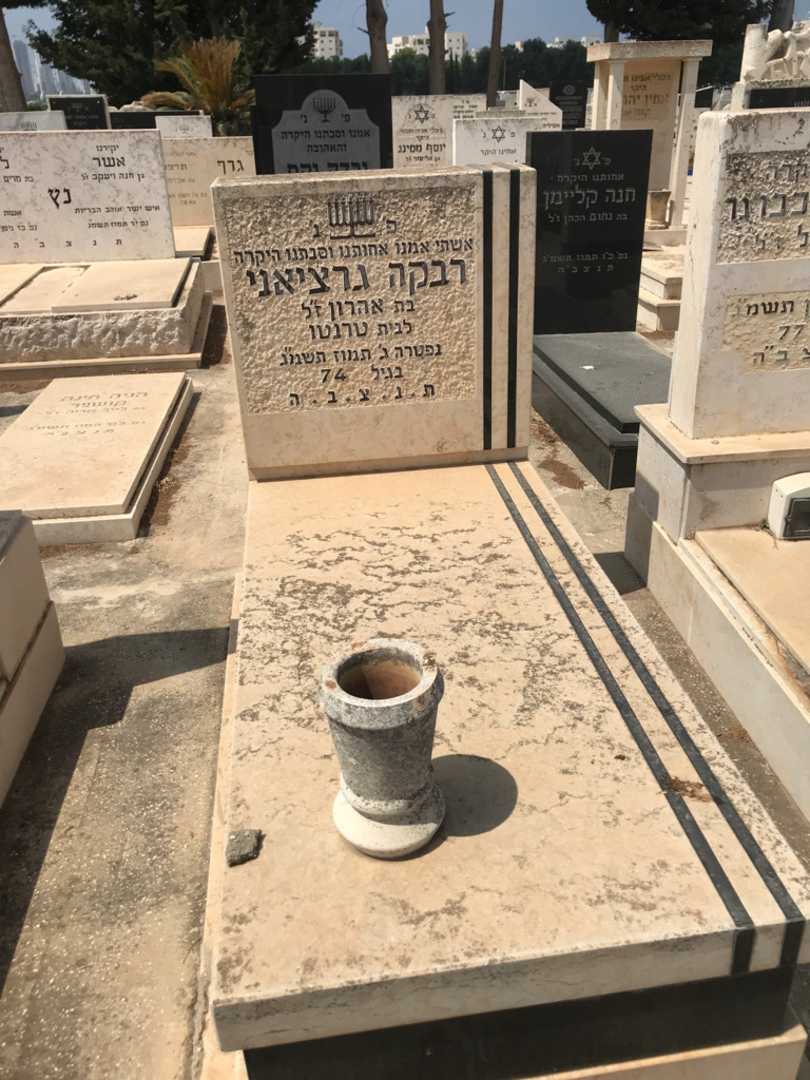 קברו של רבקה גרציאני