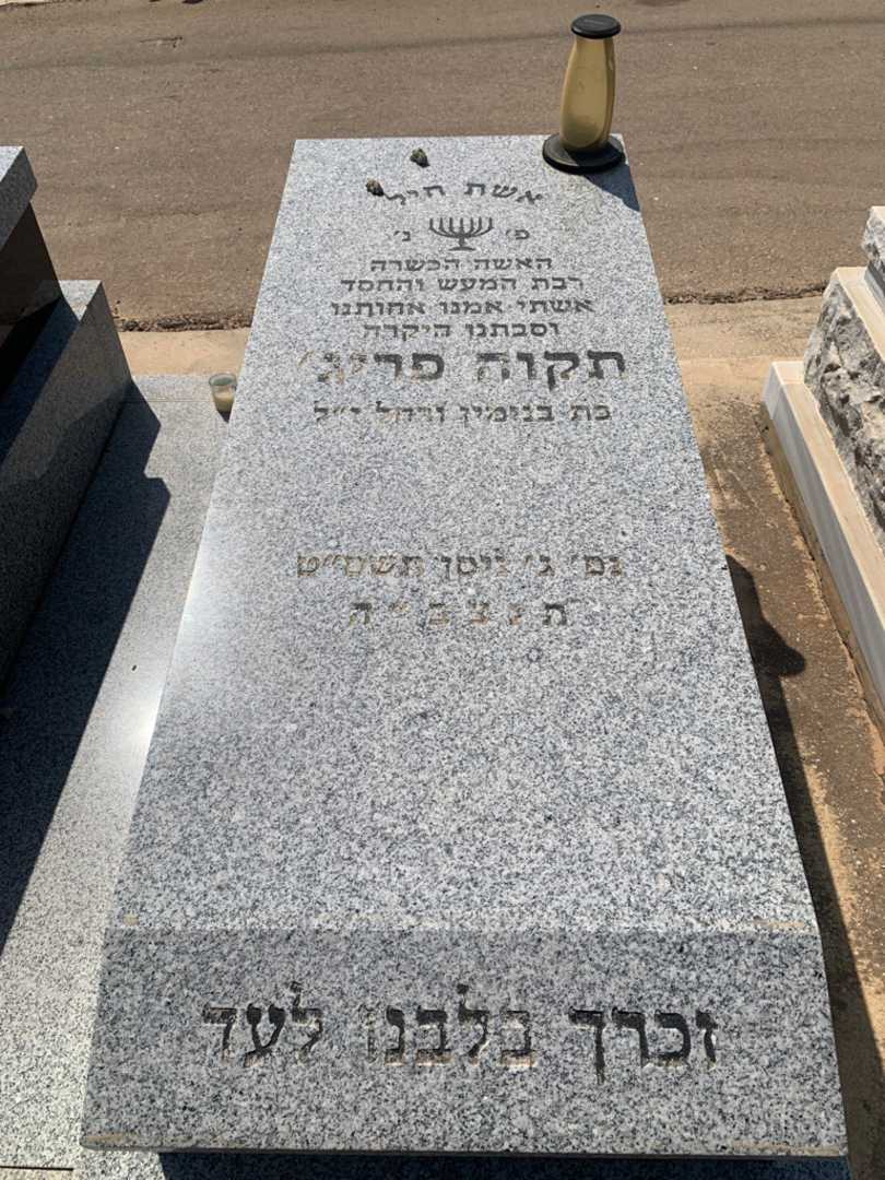 קברו של תקוה פריג'. תמונה 2