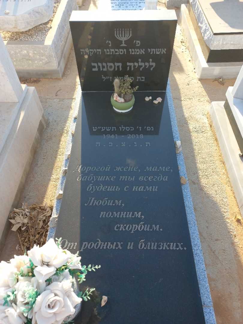 קברו של ליליה חסנוב