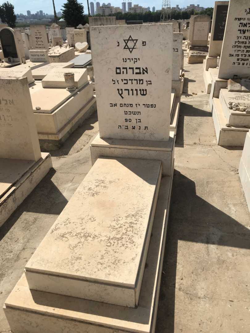 קברו של אברהם שוורץ