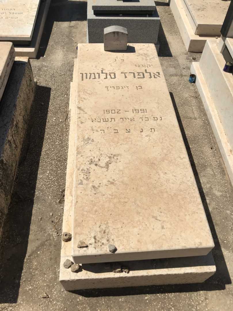 קברו של אלפרד סלומון