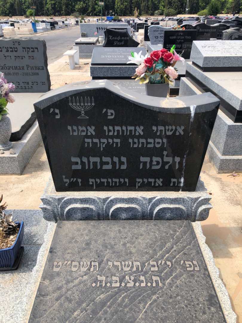 קברו של זלפה נובחוב. תמונה 2