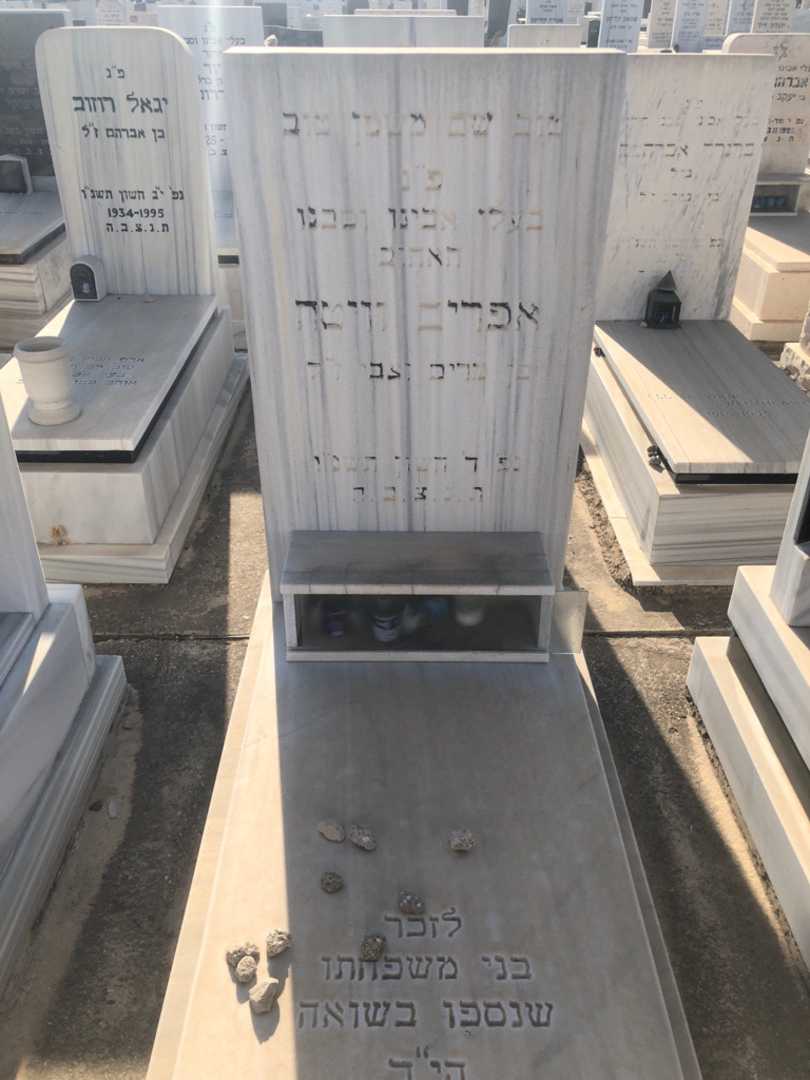 קברו של אפרים וויטה. תמונה 1