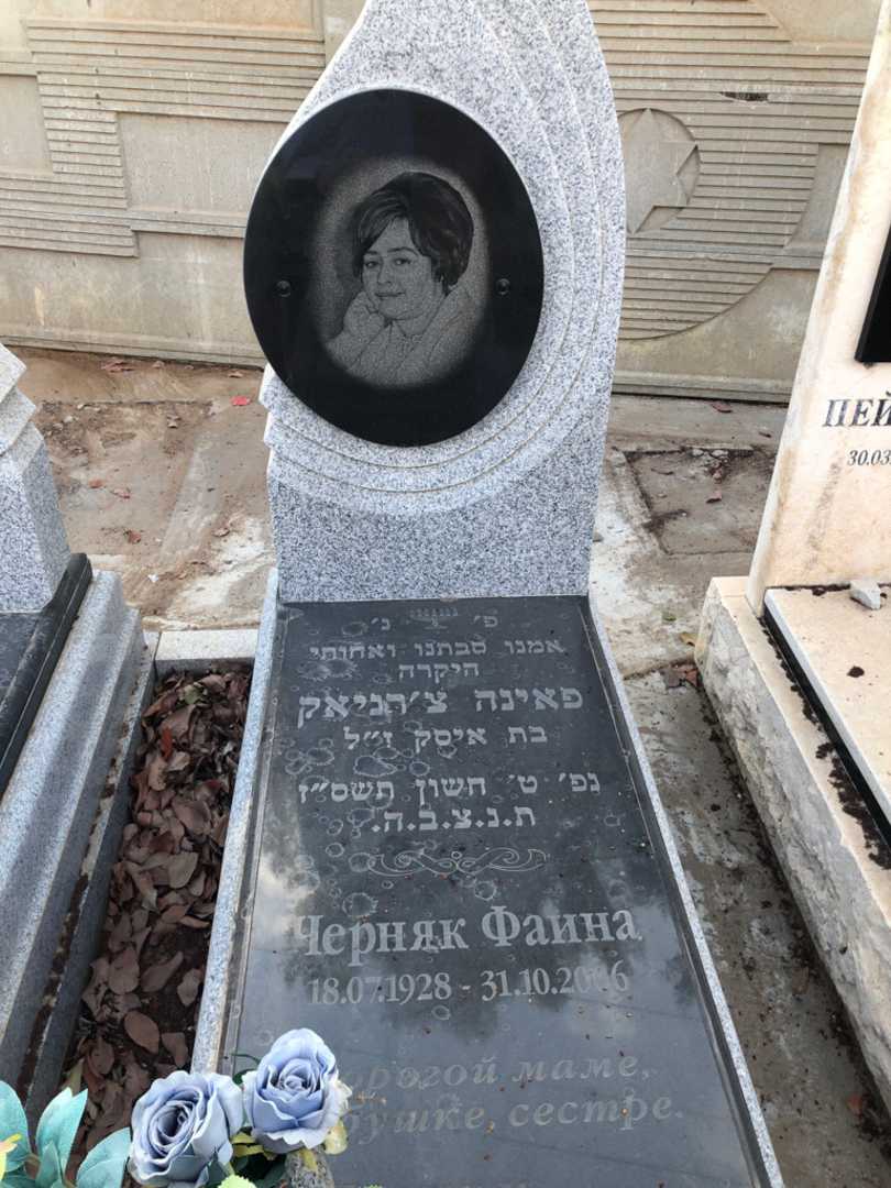 קברו של פאינה צ'רניאק. תמונה 1