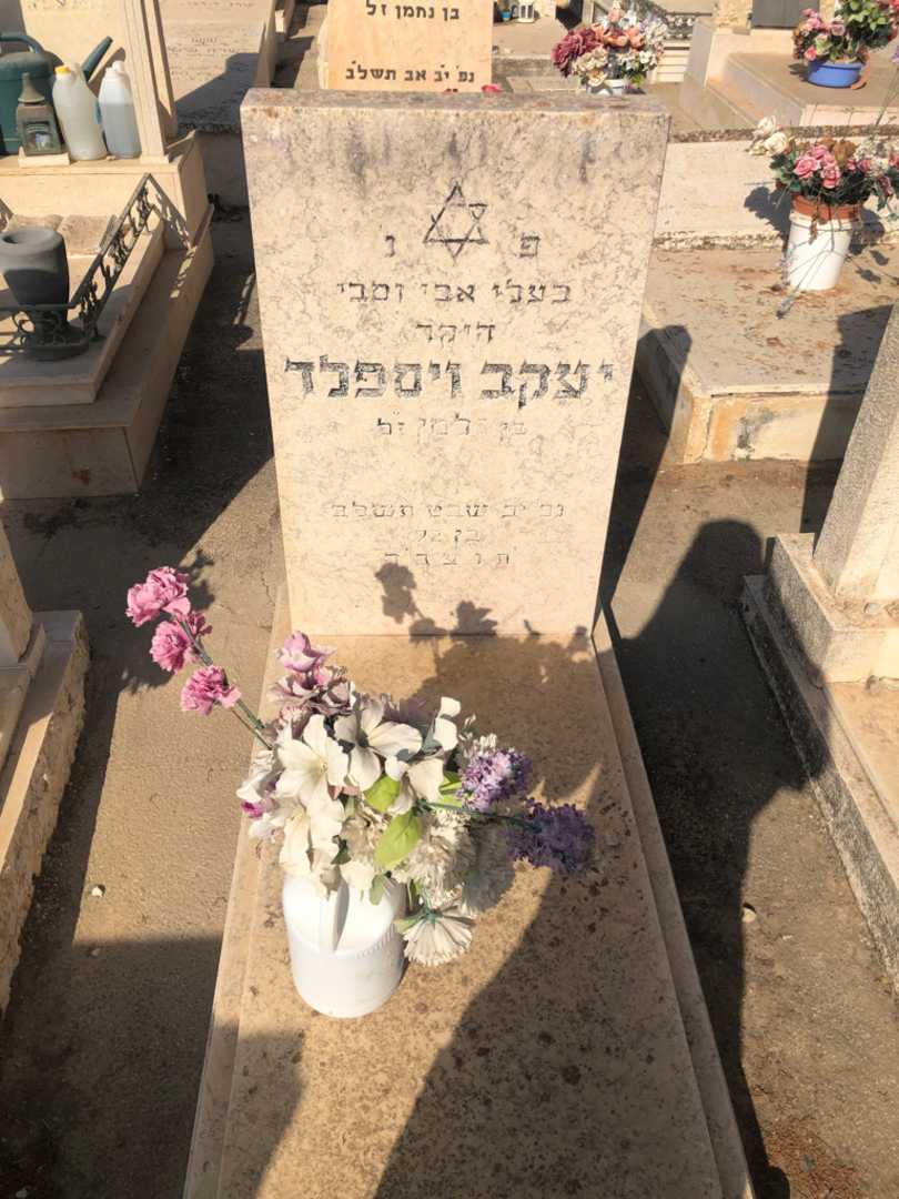 קברו של יעקב ויספלד. תמונה 1