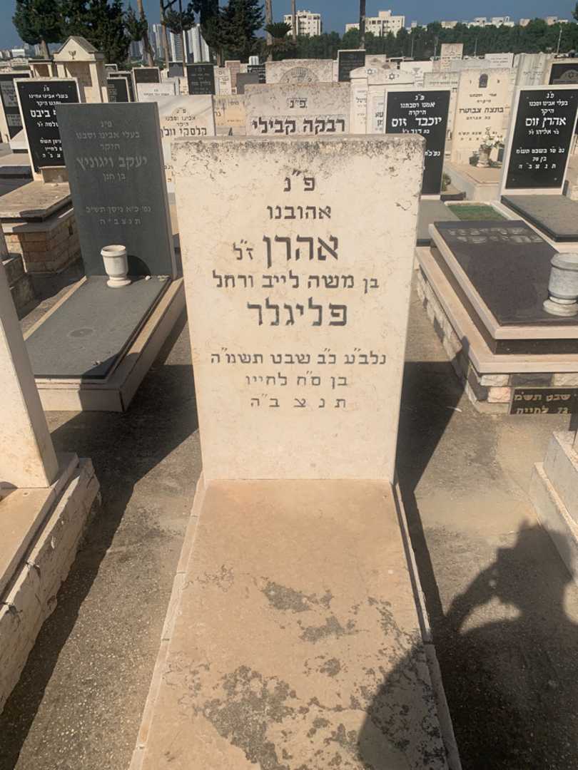 קברו של אהרן פליגלר