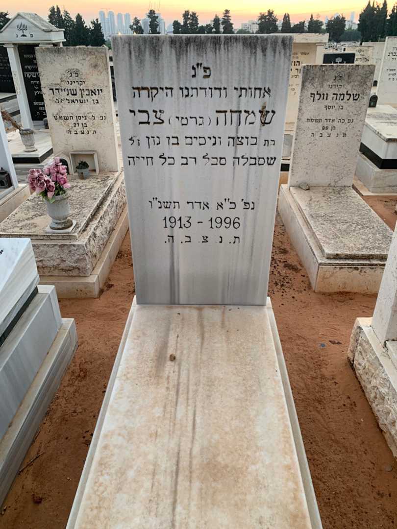 קברו של שמחה "גרטי" צבי