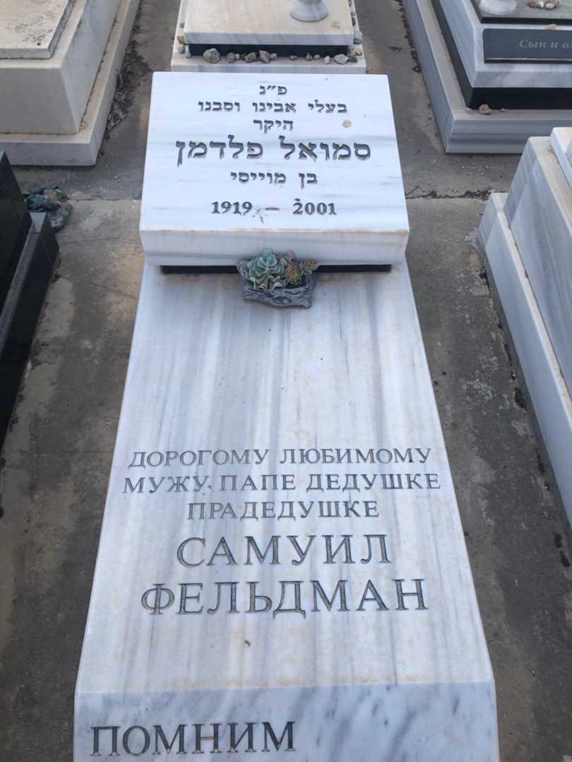 קברו של סמואל פלדמן