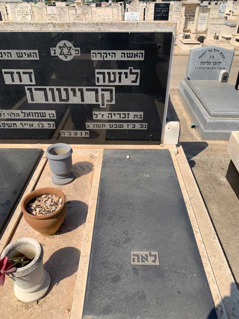 קברו של ליזטה "לאה" קרויטורו. תמונה 2