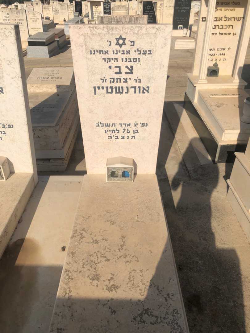 קברו של צבי אורנשטיין. תמונה 1