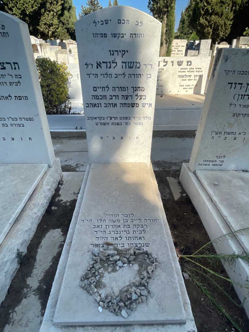 קברו של יהודה לייב הלוי. תמונה 1