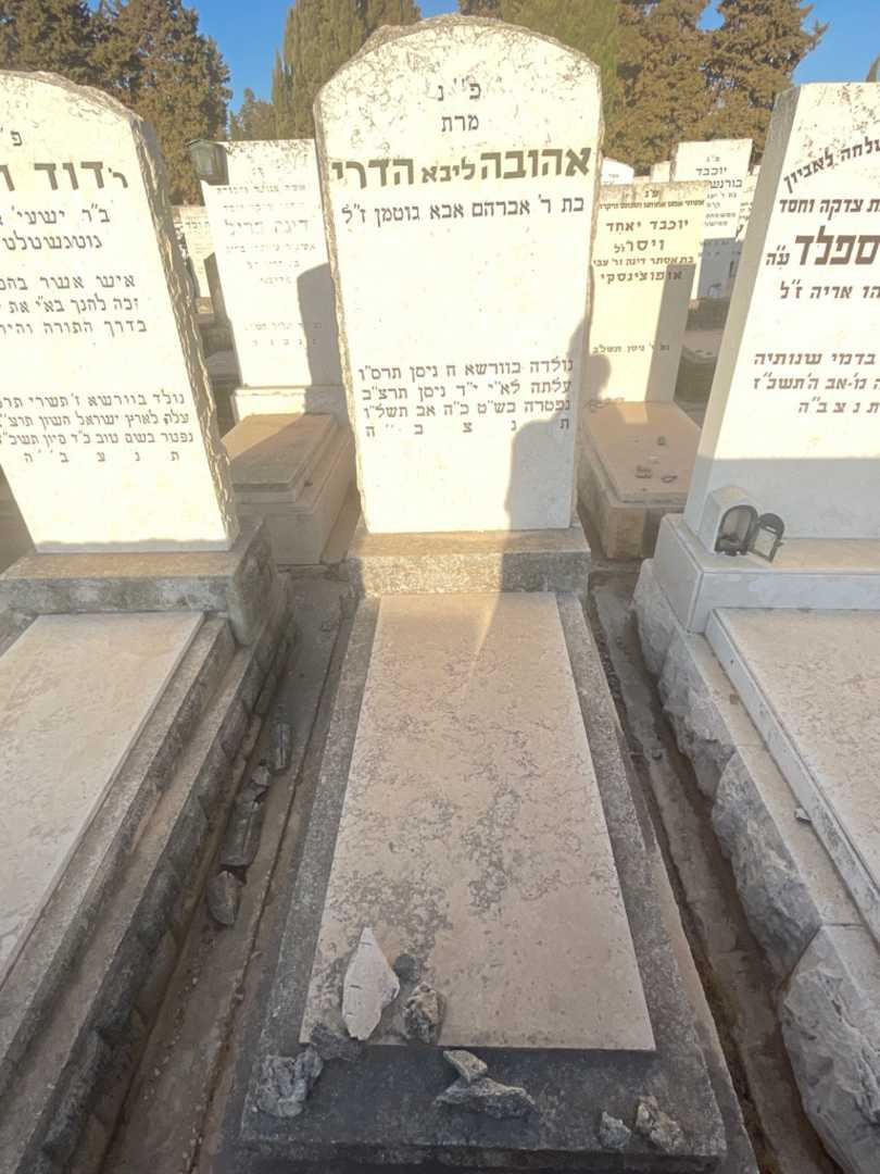 קברו של אהובה "ליבא" הדרי. תמונה 2