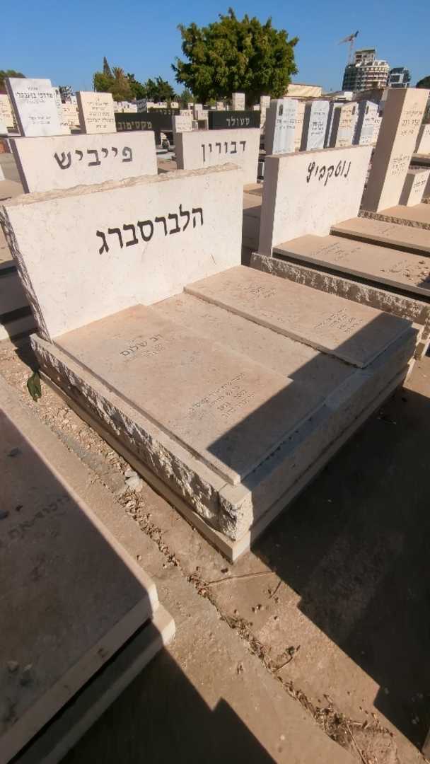 קברו של דב שלום הלברסברג. תמונה 2